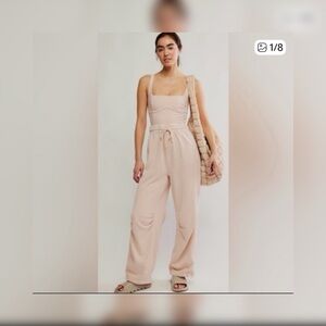 NWT FP Movement Inbound Onesie XS - Cashmere Ivory (Rare Color, Adjustable Fit)